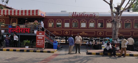 Restaurant on coach Nagpur Railway Station