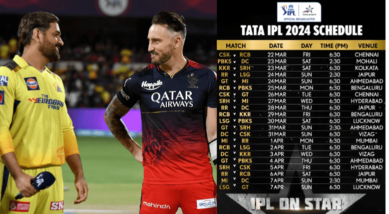 IPL 2024 Schedule |Indian Premier League (IPL)