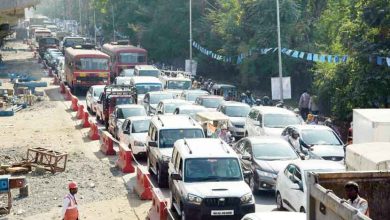 Students facing traffic on the way to exam center amidst ongoing road construction and special events.