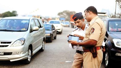 Nagpur Traffic Police action against motorists for traffic violations, Rs. 4.06 Lakh collected in fines