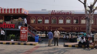 Restaurant on coach Nagpur Railway Station