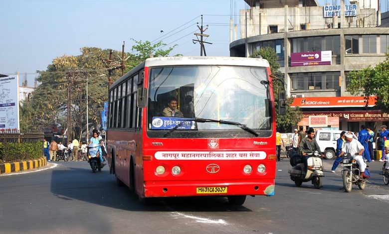 Nagpur Apli Bus: Holi festival celebration with colorful powder and people enjoying festivities.