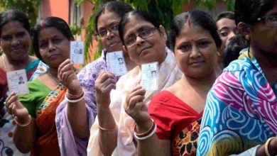 Women voters casting their ballots, symbolizing empowerment and democratic participation. | Women Voters Maharashtra Lok Sabha Elections