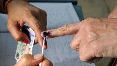 depicting diverse individuals casting their votes from various locations.