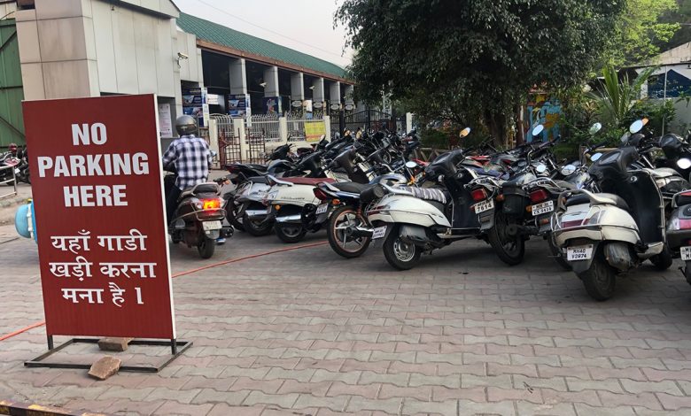 Overview of new on-street parking sites in Nagpur to reduce traffic congestion