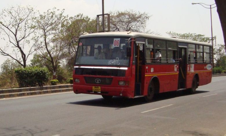 Nagpur's NMC Aapli Bus with new online ticketing system.