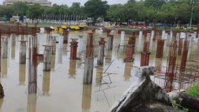 A view of Deekshabhoomi during Dhammachakra Pravartan Din celebrations.