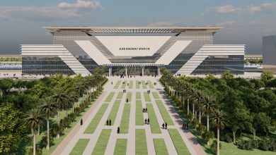 Ajni Railway Station under redevelopment with modern facilities and green building concepts.