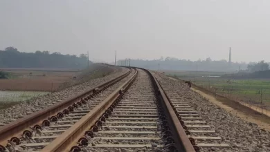 Nagpur-Wardha Section: Overview of Seloo Railway Station upgrade showing new lines and improved infrastructure for increased capacity.