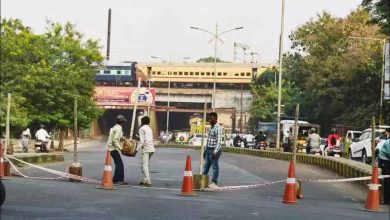 Nagpur: Dhantoli RUB highlighting traffic and rehabilitation work.