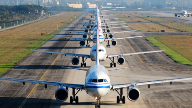 Aerial view of Dr. Babasaheb Ambedkar International Airport's runway undergoing rec. | Nagpur Airport Runway