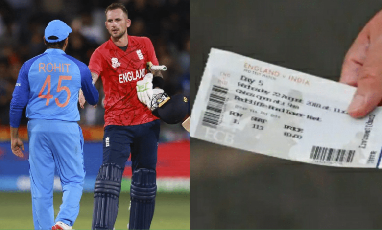 Fans cheering at a cricket stadium during the India vs England match. | Nagpur