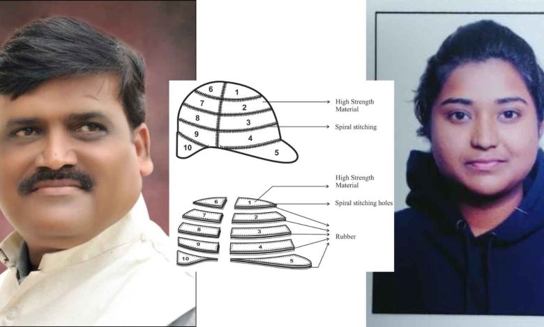 Foldable helmet designed for convenience and safety by Dr. Sanjay Dhoble and Aditi Deshmukh.