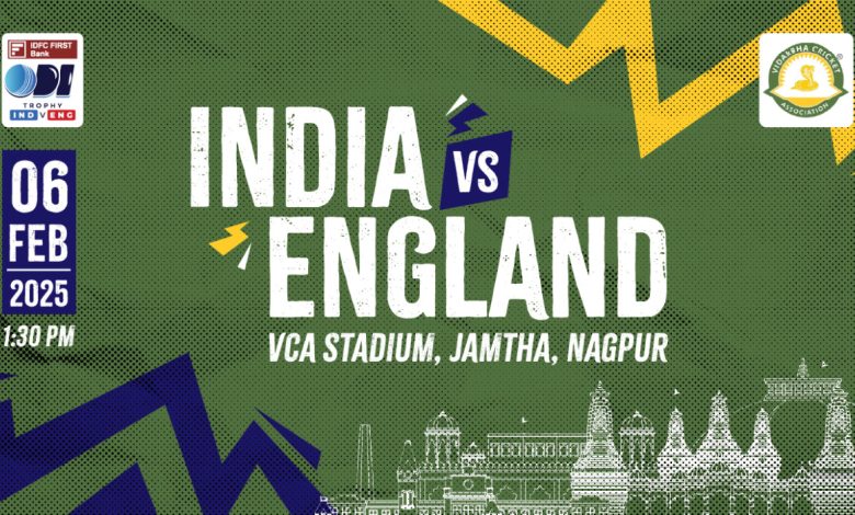 India vs England 1st ODI 2025 – Cricket match preview, squads, key players, and live updates from Nagpur. VCA Jamtha Nagpur