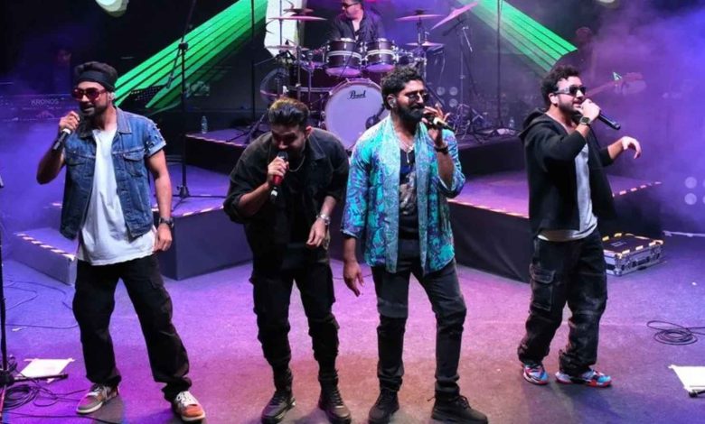 Sanam Band performing live at Khasdar Krida Mahotsav, Yashwant Stadium, Nagpur, February 2, 2025.