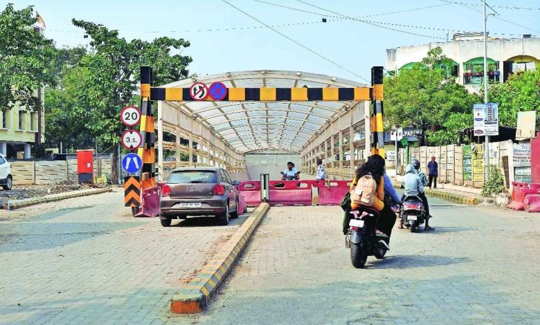 Nagpur | Somalwada underpass inauguration: A completed underpass waiting for vehicles to bring life to the area.