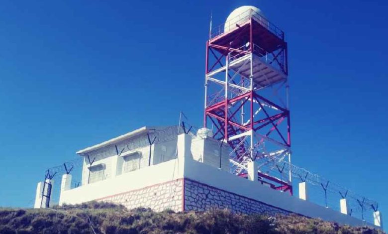 Advanced X-Band Doppler Weather Radar installation in Nagpur