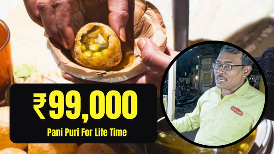 Nagpur: A plate of crispy golgappas filled with tangy pani, symbolizing unlimited enjoyment for a lifetime.