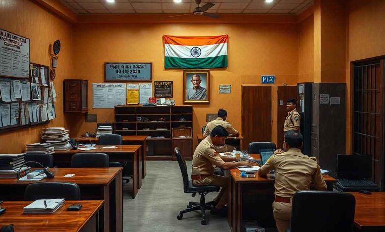 Garoba Maidan Police Station building in Nagpur, Maharashtra