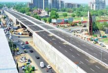 Aerial view of the newly inaugurated Pardi Flyover in Nagpur, showcasing its expansive structure and seamless traffic flow.