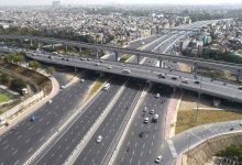 Reopened Butibori flyover with smooth vehicle movement and clear skies