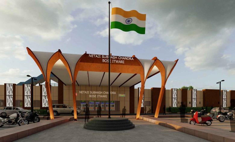 Modern and cultural Netaji Subhas Chandra Bose Itwari Junction redeveloped railway station Nagpur