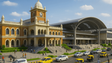 Modern basement parking development under Nagpur railway station revamp project