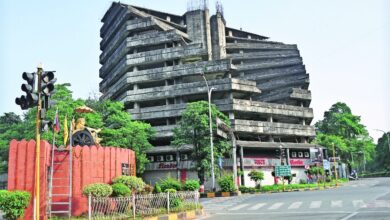 Abandoned Poonam Tower facing Vidhan Bhavan in Nagpur | Poonam Tower Nagpur, Vidhan Bhavan expansion