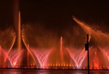 Futala Fountain Project Nagpur under construction near Futala Lake